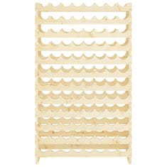 Vidaxl Stojalo za vino 83x29x134 cm trdna borovina