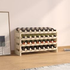 Vidaxl Stojalo za vino 83x29x46 cm trdna borovina