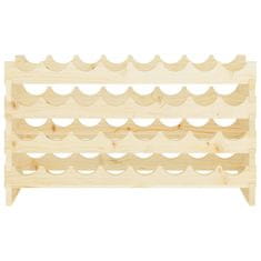 Vidaxl Stojalo za vino 83x29x46 cm trdna borovina