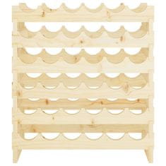 Vidaxl Stojalo za vino 65x29x68 cm trdna borovina