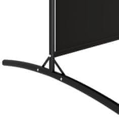 Vidaxl Paravan 5-delni črn 433x180 cm blago