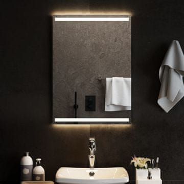 Vidaxl vidaXL Kopalniško ogledalo z LED diodo, 50 x 70 cm