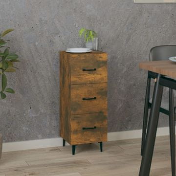 Vidaxl vidaXL Omarica dimljen hrast 34,5x34x90 cm Material na osnovi lesa