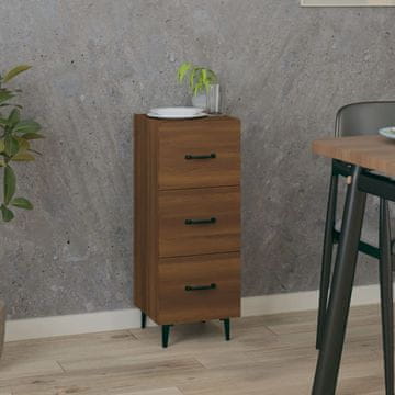Vidaxl vidaXL Omarica rjav hrast 34,5x34x90 cm Material na osnovi lesa