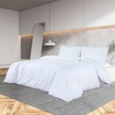 Vidaxl Posteljnina bela 200x200 cm bombaž