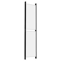 Vidaxl Paravan 6-delni bel 300x220 cm blago