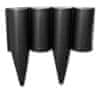 Bradas Plastični robnik - palisada 2,5m, 225mm, črn PALGARDEN BR-OBP1202-002BK