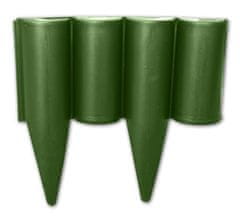 Bradas Plastični robnik - palisada 2,5m, 225mm, črn PALGARDEN BR-OBP1202-002BK