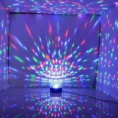 Verkgroup Disko LED RGB projektor in MP3 bluetooth predvajalnik + USB ključ in daljinec