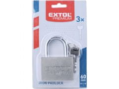 Extol Premium Ključavnica kovinski, 60mm