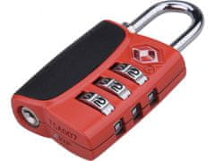 Extol Premium Kombinirana ključavnica TSA s tremi številkami po kodi, 61x32x tl.14mm