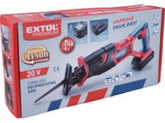 Extol Premium Žaga za kovino jaz SHARE20V, 20V Li-ion, brez baterije in polnilca