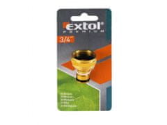 Extol Premium Priključek za pipo, 1", MEDENINA