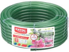 Extol Premium Prozorna vrtna cev GARDEN, 1/2",25m 100g/m