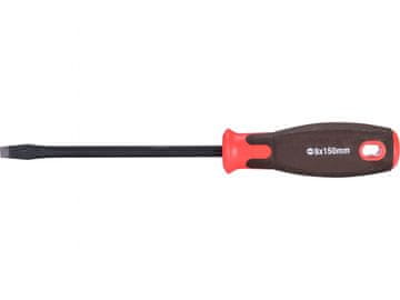 Extol Premium ploščati izvijač SUPERGRIP, (-) 8x150mm, CrV