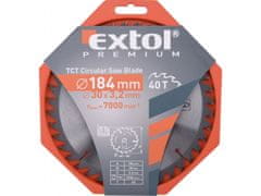 Extol Premium Žagin list z rezili SK, O 184x3,0x30mm, 40T