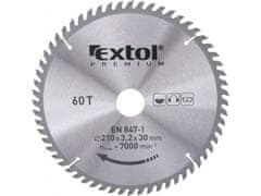 Extol Premium Žagin list z rezili SK, O 210x3,0x30mm, 60T