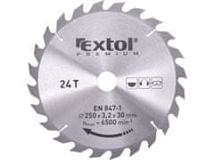 Extol Premium Žagin list z rezili SK, O 250x3,0x30mm, 24T