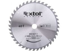 Extol Premium Žagin list z rezili SK, O 300x3,0x30mm, 40T