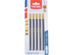 Extol Premium Rezine za sabljasto žago 5ks, 126x4,0mm, HCS