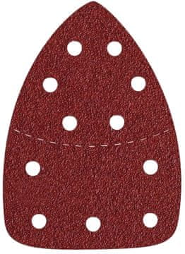 Extol Premium Brusni papirji delta, ježevi trakovi, bal.10ks, 149x105mm, P60