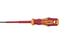 Extol Premium električarski izvijač, (-)2,5x80mm, VDE, CrV