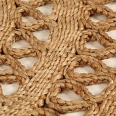 Vidaxl Preproga iz pletene jute 120 cm okrogla