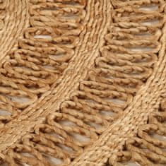 Vidaxl Preproga iz pletene jute 150 cm okrogla