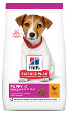 Hill's Science Plan Puppy Small & Mini suha hrana, piščanec, 300 g