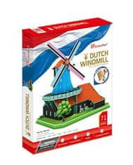 CubicFun Nizozemski vetrni mlin 3D sestavljanka 71 kosov
