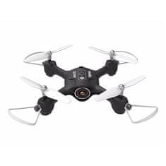 WOWO Dron s kamero - Syma X23W Black daljinsko voden dron s kamero 2,4 GHz 4CH FPV Wi-Fi RC