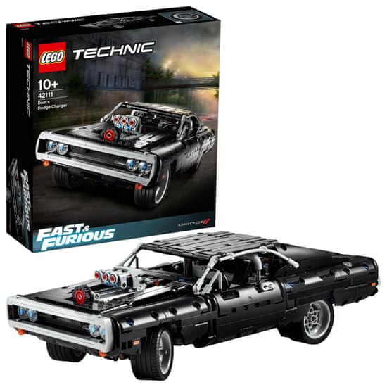 LEGO Technic 42111 Domov Dodge Charger model avtomobila