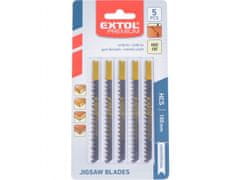 Extol Premium Rezine za sabljasto žago 5ks, 75x4,0mm, HCS