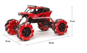 WOWO RC avtomobilski daljinski upravljalnik NQD Drift Crawler - RC avtomobilski daljinski upravljalnik NQD Drift Crawler 4WD 1:16 - rdeč
