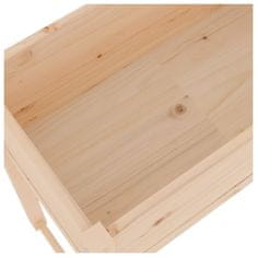 Vidaxl Visoka greda 78x40x81 cm trdna borovina