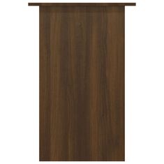 Vidaxl Pisalna miza rjav hrast 90x50x74 cm inženirski les