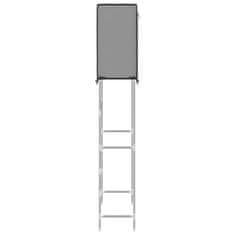 Vidaxl 2-nadstropni regal za nad pralni stroj siv 71x29,5x170,5 cm