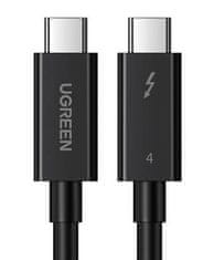 Ugreen Kabel USB-C do USB-C US501, Gen3, 100W, 4K, 0,8 m (črn)