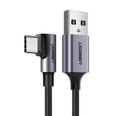 Ugreen Kotni kabel USB na USB-C US284, 3A , 3 m (črn)