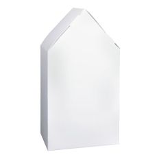 Rayher.	 Škatle iz kartona, Hiške, bele, 10x7.5x20cm, set 3