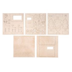 Rayher.	 Lesena sestavljanka, Gozdne živali, 45-delna