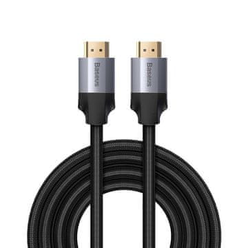 BASEUS Kabel HDMI 2.0 Enjoyment Series, 4K, 3D, 3m (črno-zrnato)