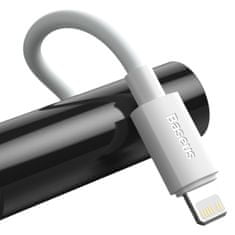 BASEUS Simple Wisdom Kabel USB-C na Lightning, PD, 20W, 1,5 m (bela) 2 kosa