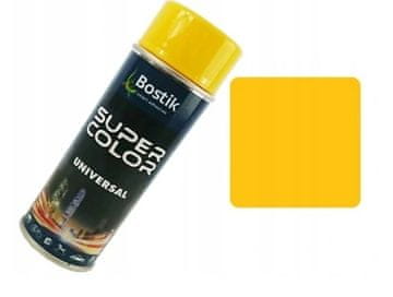 Bostik Super Color univerzalna barva v spreju 400 ml rumena