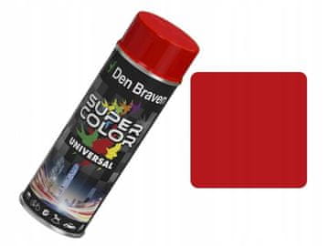 Bostik Super Color univerzalna barva v spreju 400 ml rdeča