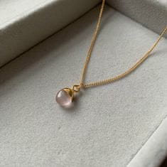 Decadorn Očarljiva pozlačena ogrlica z rožnatim zlatom