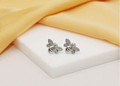 Brilio Silver Čudoviti srebrni uhani Bees EA606W
