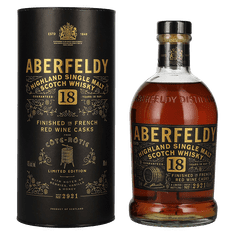 Aberfeldy Škotski whisky 18 YO + GB 0,7 l