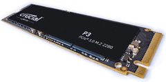 Crucial P3 SSD disk, 2 TB, M.2 80mm, PCI-e 3.0, x4 NVMe, 3D NAND (CT2000P3SSD8)