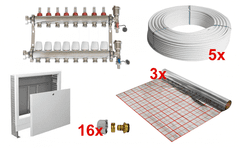 Rti-Tek KOMPLET ZA TALNO GRETJE do 150m2